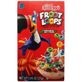 Fruit Loops Cereal Box
