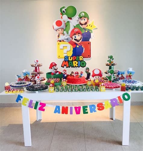 Super Mario Brothers Birthday Party 1st Birthday Boy Themes Super