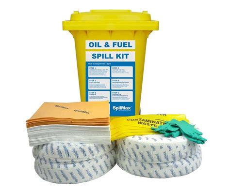 Spilmax Oil And Fuel Marine Spill Kits Clean Up Spills On And Around Water