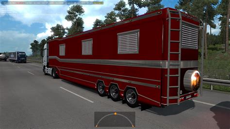 Ets2 Trailer Caravan In Traffic Mod 136x Euro Truck Simulator 2