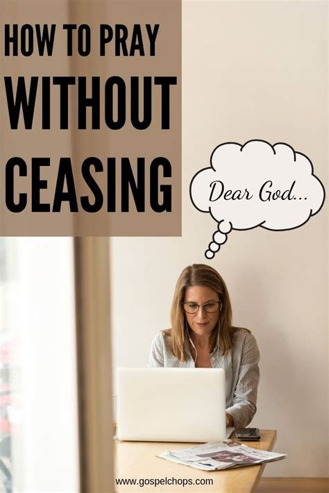 How To Pray Without Ceasing Christian Devotions Pray Christian Prayers
