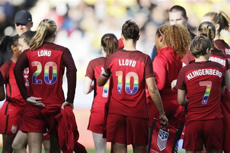 Just Found Out The Us Women S Soccer Team Is Wearing Pride Jerseys To Support Lgbtq Pride Month