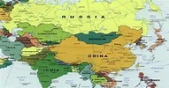 Mapa da Ásia: físico, politico, climas e divisão regional - Paises e ...