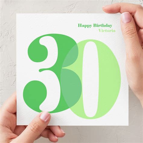 We've selected some of our favourite birthday gifts for her and him to help you get started simply choose your photo and start creating a wondering personalised birthday personalised birthday gifts. 30th Birthday Card for Her Personalised 30th Happy ...