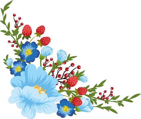 Floral Flowers Png Clipart Background Png Play