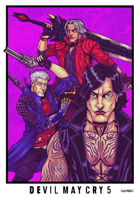 Devil May Cry 5 Mukkeeart Posterspy