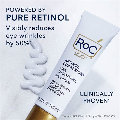 Roc Retinol Correxion Line Smoothing Anti Aging Retinol Eye Cream For