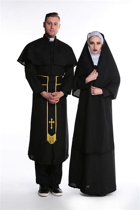 2017 Halloween Adult Priest Robe Medieval Monk Christian Missionary
