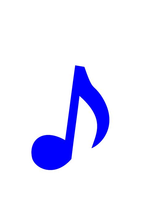 Blue Music Note Clip Art At Vector Clip Art Online Royalty