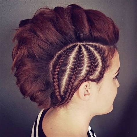 30 Glamorous Braided Mohawk Hairstyles For Girls And Women Page 3