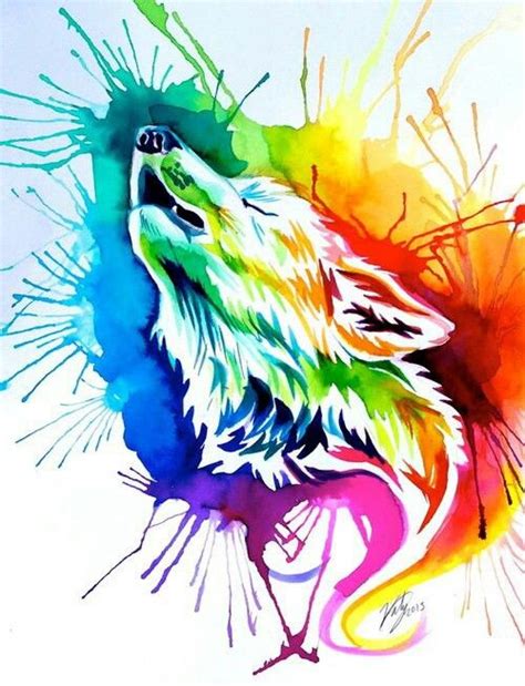 Color Wolf Tattoo Designs Pinterest Wolves And Colors