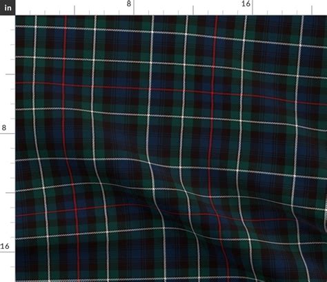 Highland Fabric Mackenzie Tartan Plaid By Laurawrightstudio Etsy