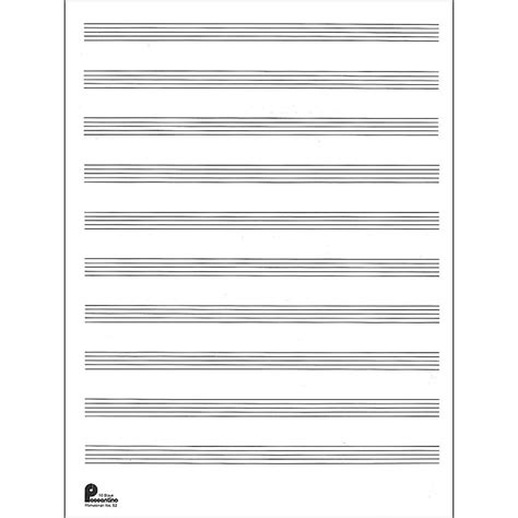 Jazz band score full (pdf). Music Sales Manuscript Paper No.2 24 Double Fold Sheets, 9X12, 10 Stave, 96 Pages | Music123