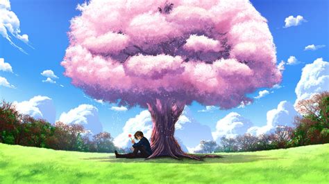 Itsuki Koizumi Under A Sakura Tree By Lelouchbrittania On Deviantart