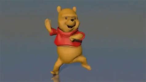 Winnie Pooh Bailando El Pasito Perrón Winnie Pooh Dancing Cumbia