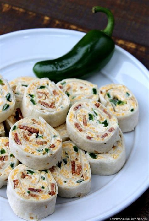 Jalapeno Popper Pinwheels Love To Be In The Kitchen Recipe Boat