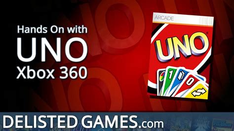 Uno Xbox 360 Delisted Games Hands On Youtube