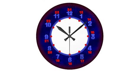 24 Hour Clock Template Clipart Best