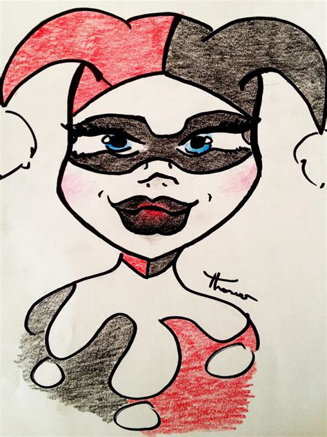 Harley Quinn Caricature By Plut0caesar On Deviantart