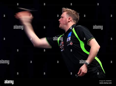 Jim Williams In Action During Day Eight Of The BDO World Professional Darts Championships