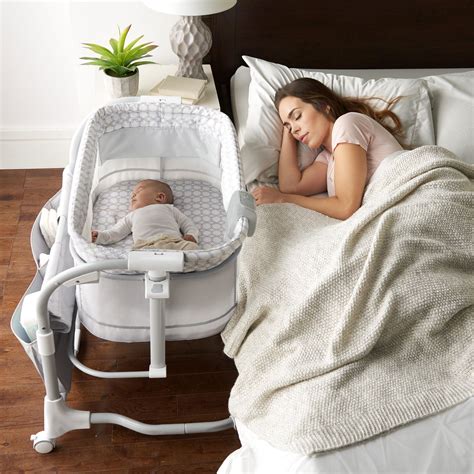 Ingenuity Dream And Grow Breathable Mesh Bedside Bassinet With Storage