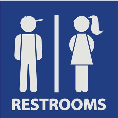 Male Restroom Sign