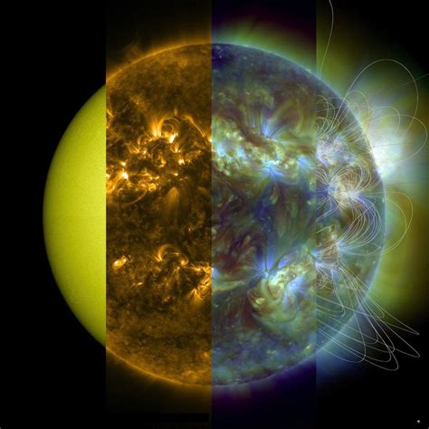 The Sun In Different Wavelengths Pics