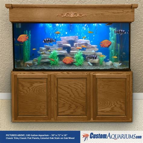 180 Gallon Aquarium Glass Fish Tank Custom Aquariums