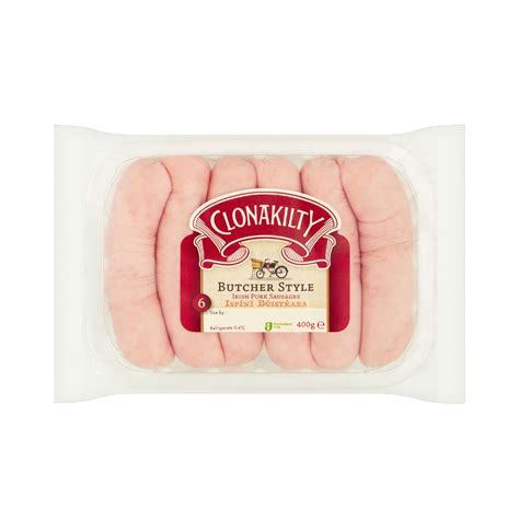 Clonakilty Butcher Style Irish Pork Sausages 6 Pack Dalriata
