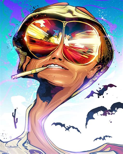Hot fear and loathing in las vegas classic movie posters and prints canvas painting pictures on the wall abstract home decor. 'Fear and Loathing' Metal Poster Print - Nikita Abakumov ...