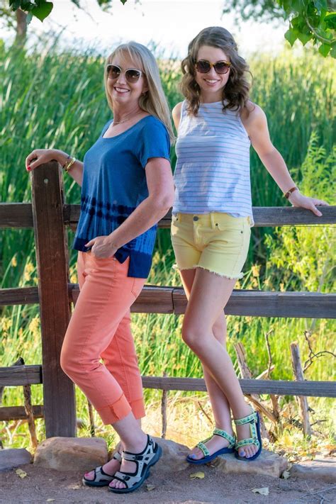 Casual Summer Looks For Mother And Daughter Dressed For My Day Summer Looks Mother Daughter