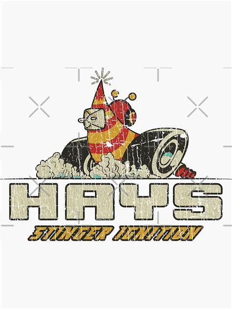 Hays Stinger Ignition 1970 Sticker By Astrozombie6669 Redbubble