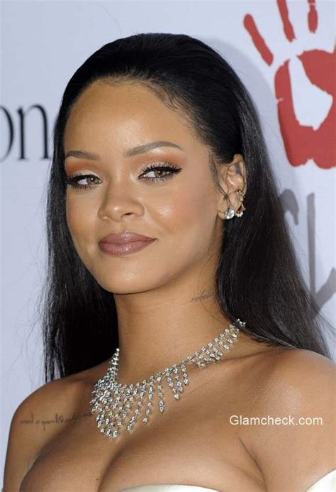 Long Hair Rihanna Shows Off Her Latest Hairstyle At The 2nd Annual Diamond Ball