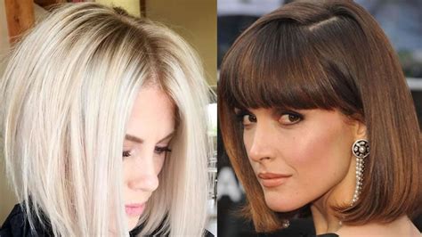 They must be constantly hydrated and nourished with vegetable oils, moisturizing milks and hair masks. 2020 Short bob hairstyles for ladies who always feel ...