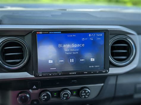 Toyota Tacoma Sony Head Unit Upgrade Apple Carplay And Android Auto