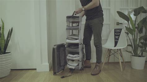 Carry On Closet Suitcase By Solgaard Unpacking And Packing Youtube