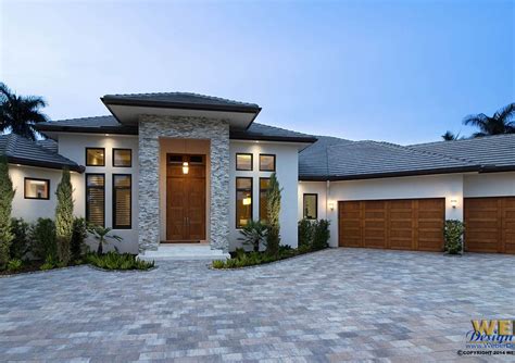 Although modern farmhouses are more about aesthetics than an architectural type, it's easy to spot one from the street. Contemporary House Plan: 1 Story Coastal Contemporary ...