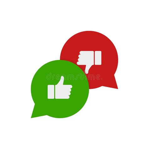 Thumb Up Like Social Media Icon Set On Transparent Background Vector