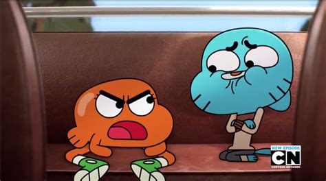 Image Darwin And Gumball On The Bus In The Episode The Mirrorpng