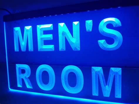 Lb629 Mens Room Toilet Restroom New Led Neon Light Sign Home Decor