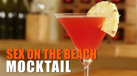 Safe Sex On The Beach Mocktail Drink Recipe How To Diy Make It At Home