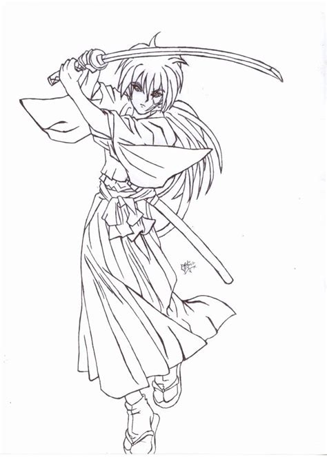Rurouni Kenshin Coloring Pages ~ Coloring Pages World