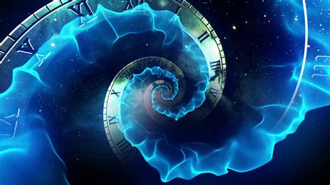 Infinity Clock Version 3 Blue Infinite Zoom In Of Cosmic Clock