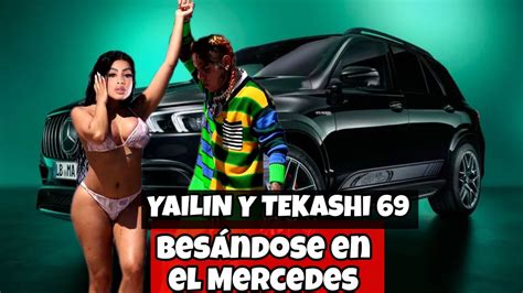 Yailin Y Tekashi Juntos En El Mercedes Bes Ndose Para Darle Celos