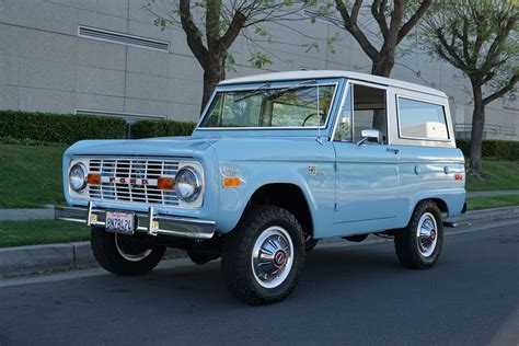 1971 Ford Bronco Sport 4wd Wagon Stock 41489 For Sale Near Torrance