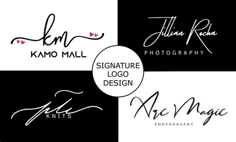 Do Professional Signature Logo Design Within 24 Hours By Malikfarid