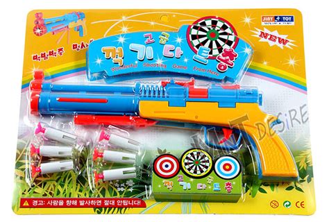 Powerful Dart Gun Dart Pistol Kids Toy Safety Suction Cup Bullets Model