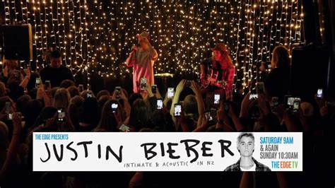 Justin Bieber Intimate And Acoustic Presented By The Edge Youtube
