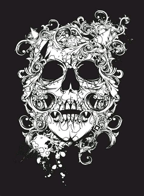 153 Best More Cool Skulls Images On Pinterest Skull Art Skulls And