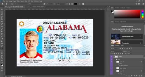 Losing your driver's license, or worse yet having it stolen, creates a myriad of problems, but it does happen. ALABAMA DRIVER LICENSE PHOTOSHOP TEMPLATE | Photoshop ...